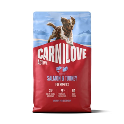 CARNILOVE ACTIVE PUPPY SALMON / TURKEY 4 KG