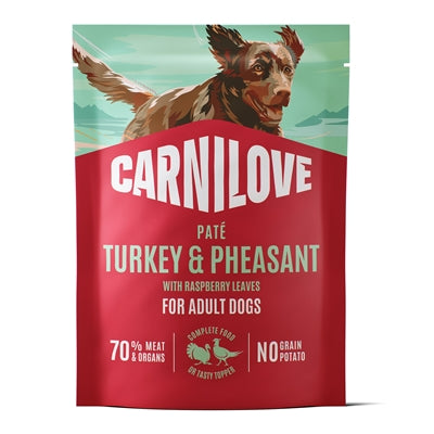 Carnilove Pouch Turkey / Pheasant / Raspberry Leaves hondenvoer natvoer 12x300 gr