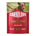 Carnilove Pouch Turkey / Duck / Timothy Grass hondenvoer natvoer 12x300 gr