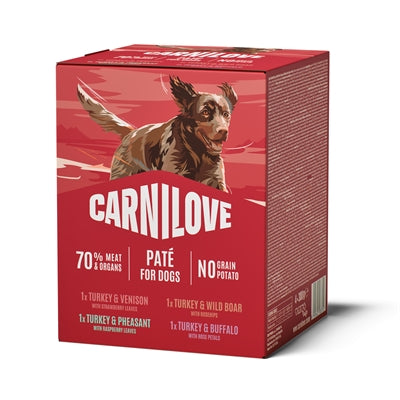 CARNILOVE POUCH MULTIPACK 4X300 GR