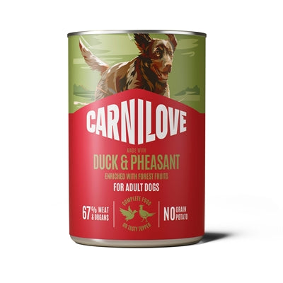 CARNILOVE CAN DUCK / PHEASANT 6X400 GR