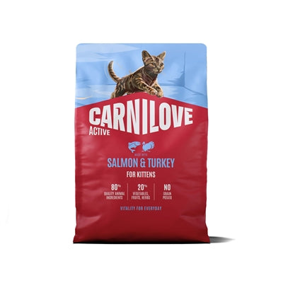 CARNILOVE ACTIVE KITTEN SALMON / TURKEY 2 KG