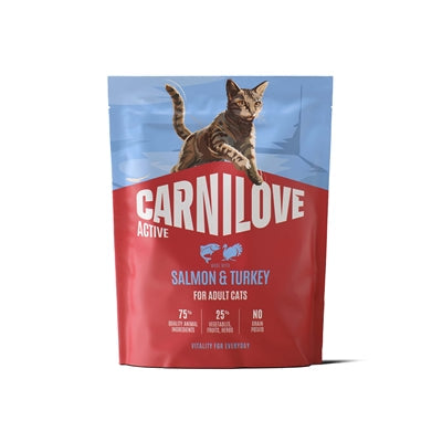 Carnilove Active Adult All Breeds Salmon / Turkey kattenvoer droogvoer