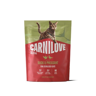 Carnilove Active Adult Sterilised All Breeds Duck / Pheasant kattenvoer droogvoer