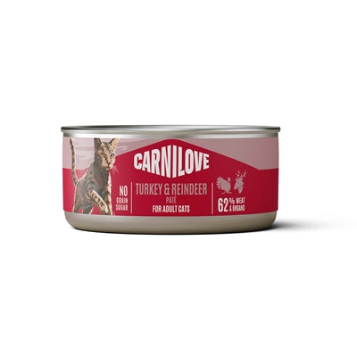 CARNILOVE CAN TURKEY / REINDEER 12X100 GR