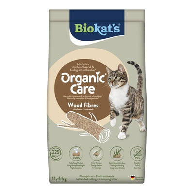 BIOKAT'S ORGANIC CARE WOOD FIBRES 11,4 KG