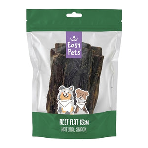 Easypets Rundvlees Plat hondensnacks gedroogd 150 gr