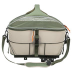 Trixie Fietsmand Voor Bagagedrager Polyester Olijfgroen / Beige outdoor 46x33x40 cm