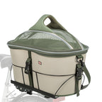 Trixie Fietsmand Voor Bagagedrager Polyester Olijfgroen / Beige outdoor 46x33x40 cm