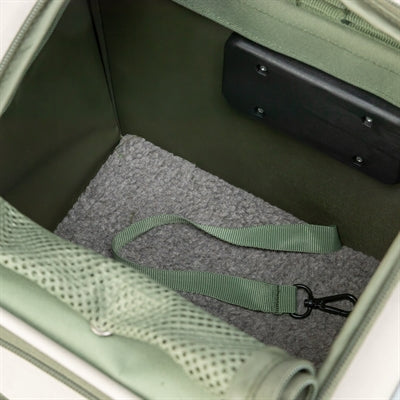 Trixie Fietsmand Voor Stuur Polyester Olijfgroen / Beige outdoor 48x34x40 cm