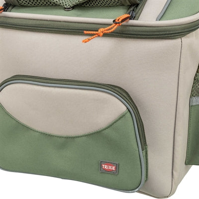 Trixie Fietsmand Voor Stuur Polyester Olijfgroen / Beige outdoor 48x34x40 cm