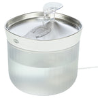 Trixie Drinkfontein Aqua Clear Kunststof / Rvs Wit voerbak hond 18x18x16 cm