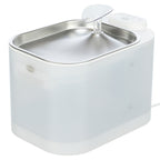 Trixie Drinkfontein Aqua Square Kunststof / Rvs Wit voerbak hond 23,5x16x15,5 cm