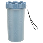 Trixie Pootreiniger TPR / pp Donkergrijs / Blauw vachtverzorging hond L-xl