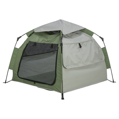Trixie Hondentent Pop-up Olijfgroen / Beige outdoor 100x100x80 cm
