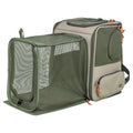 TRIXIE RUGZAK ROCCO MAXIMAAL 10 KG BEIGE / OLIJFGROEN