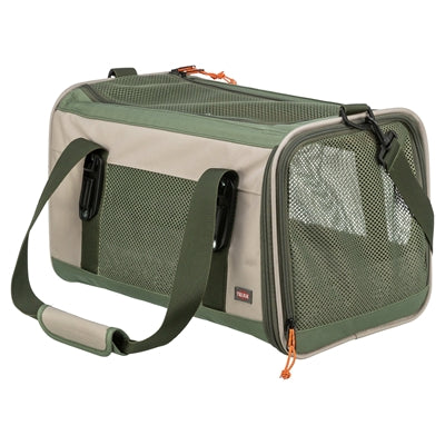 TRIXIE TAS MARLON MAXIMAAL 7 KG BEIGE / OLIJFGROEN