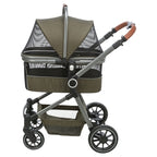 Trixie Hondenbuggy Maximaal hondenbench transportbox 22 kg Olijfgroen
