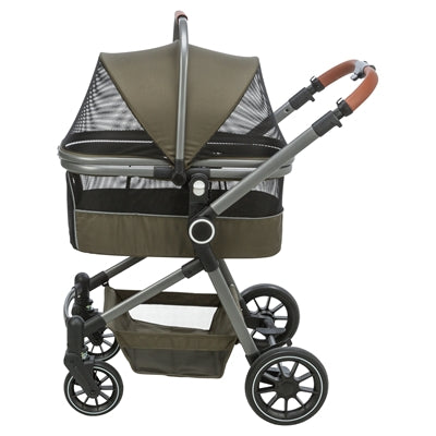 Trixie Hondenbuggy Maximaal hondenbench transportbox 22 kg Olijfgroen