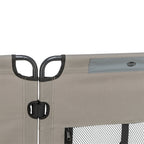 Trixie Opvouwbare Ren 8 Elementen Grijs / Zwart outdoor 59x78 cm