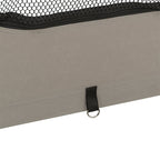 Trixie Opvouwbare Ren 8 Elementen Grijs / Zwart outdoor 59x78 cm