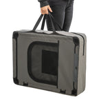 Trixie Opvouwbare Ren 8 Elementen Grijs / Zwart outdoor 59x78 cm
