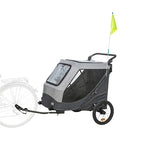 Trixie Fietskar Opvouwbaar Snelvouw Functie Tot outdoor 45 kg Grijs