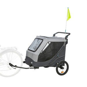 Trixie Fietskar Opvouwbaar Snelvouw Functie Tot outdoor 45 kg Grijs