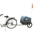 Trixie Fietskar Tot outdoor 23 kg Blauw / Grijs