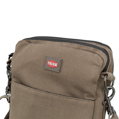 Trixie Snackzak Ribfluweellook Polyester Bruin outdoor 16x21 cm