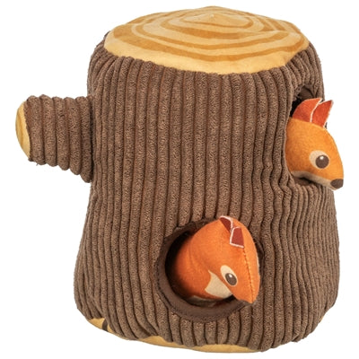 Trixie Boomstronk Met Eekhoorn hondenspeelgoed 16 cm