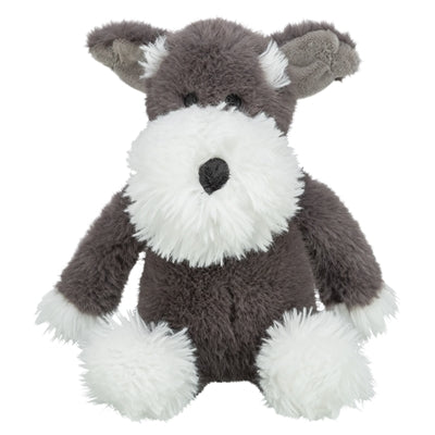 Trixie Hond Met Snor Pluche Grijs hondenspeelgoed 38 cm