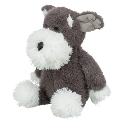 Trixie Hond Met Snor Pluche Grijs hondenspeelgoed 38 cm