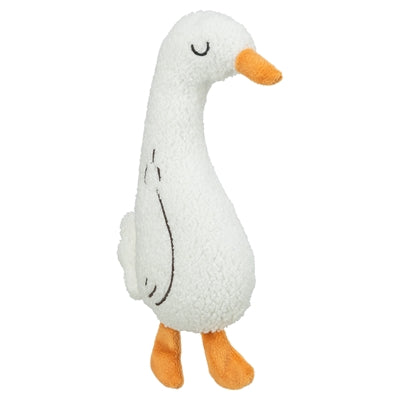 Trixie Gans Pluche Wit hondenspeelgoed 28 cm