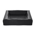 BIA BED KUNSTLEER HOES HONDENMAND ZWART BIA-4 85X70X15 CM