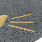 Trixie Kattenbakmat Kattenkop PVC Lichtgrijs