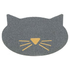 Trixie Kattenbakmat Kattenkop PVC Lichtgrijs