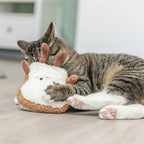 Trixie Toast XXL Pluche Met Amerikaanse Catnip kattenspeelgoed 18 cm