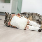 Trixie Toast XXL Pluche Met Amerikaanse Catnip kattenspeelgoed 18 cm