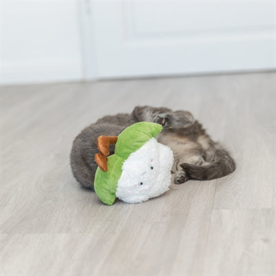 Trixie Bloemkool XXL Pluche Met Amerikaanse Catnip kattenspeelgoed 18 cm