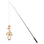 Trixie Kattenhengel Telescopisch Grote Katten Met Giraffe Bruin kattenspeelgoed 106 cm