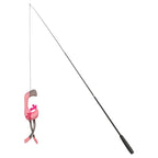 Trixie Kattenhengel Telescopisch Grote Katten Met Flamingo Roze kattenspeelgoed 106 cm