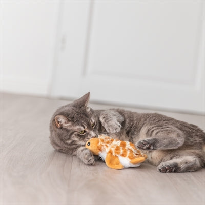 Trixie Spartel Schildpad Pluche kattenspeelgoed 14 cm