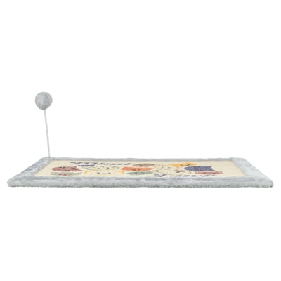 Trixie Krabmat Mimi Met Speeltje Grijs krabpaal 70x45 cm