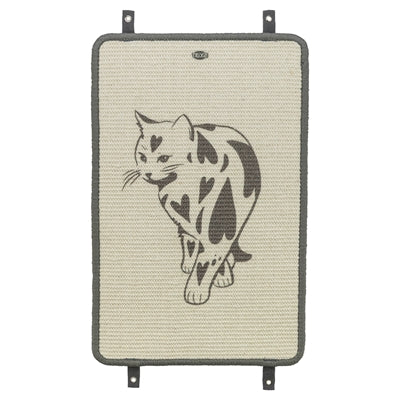 TRIXIE KRABMAT MET PRINT TAUPE 55X35 CM