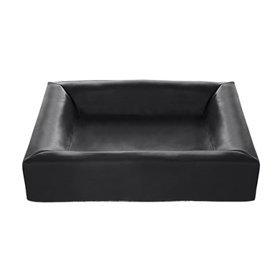BIA BED KUNSTLEER HOES HONDENMAND ZWART BIA-6 100X80X15 CM