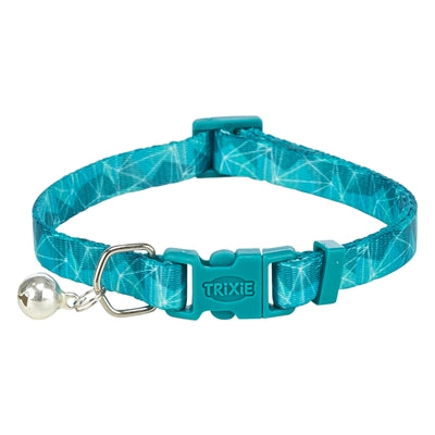 Trixie Kattenhalsband Geometrisch Motief Assorti halsbanden lijnen nylon 20-34x1 cm