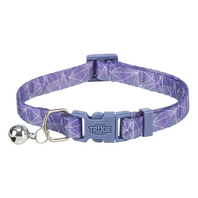 Trixie Kattenhalsband Geometrisch Motief Assorti halsbanden lijnen nylon 20-34x1 cm