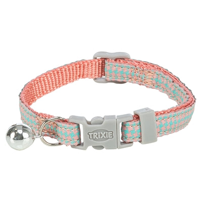 Trixie Kattenhalsband Hanenpoot Motief Assorti halsbanden lijnen nylon 20-30x1 cm