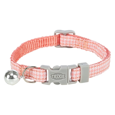 Trixie Kattenhalsband Hanenpoot Motief Assorti halsbanden lijnen nylon 20-30x1 cm